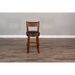 Sunny Designs Counter Swivel Barstool, Cushion Seat & Back Vintage Mocha - Bed & Sofa Hub