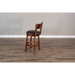 Sunny Designs Counter Swivel Barstool, Cushion Seat & Back Vintage Mocha - Bed & Sofa Hub