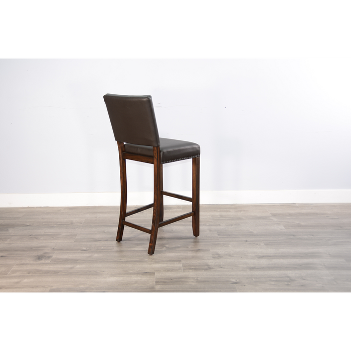 Sunny Designs Upholstered Cushion Seat Barstool, Coffee Bean - Bed & Sofa Hub
