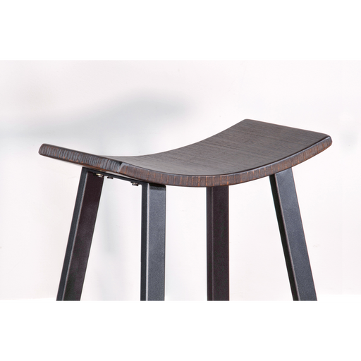 Sunny Designs Counter Metal Saddle Stool Tobacco Leaf - Bed & Sofa Hub
