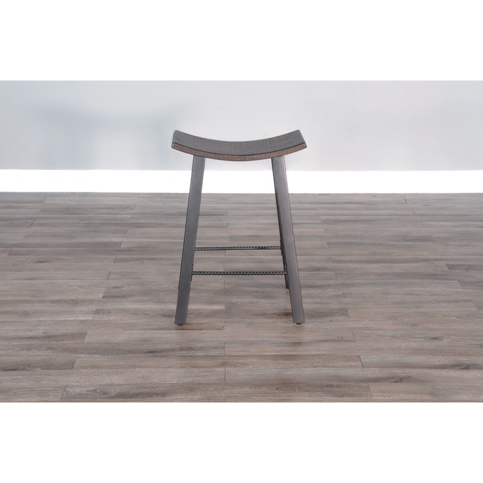 Sunny Designs Counter Metal Saddle Stool Tobacco Leaf - Bed & Sofa Hub