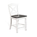 Sunny Designs Counter Carriage House Crossback Barstool, Wood Seat European Cottage - Bed & Sofa Hub