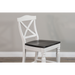 Sunny Designs Counter Carriage House Crossback Barstool, Wood Seat European Cottage - Bed & Sofa Hub