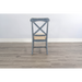 Sunny Designs Farmhouse Crossback Chair Ocean Blue - Bed & Sofa Hub