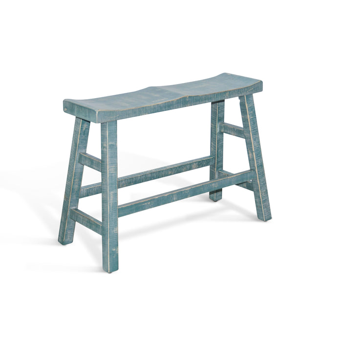 Sunny Designs Counter Carriage House Crossback Barstool, Wood Seat Sea Grass - Bed & Sofa Hub