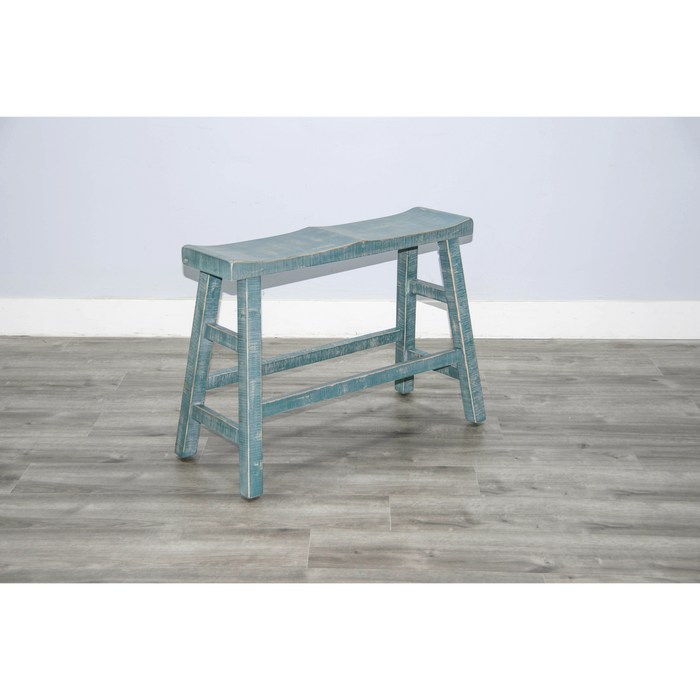 Sunny Designs Counter Carriage House Crossback Barstool, Wood Seat Sea Grass - Bed & Sofa Hub