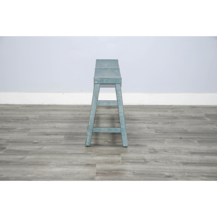 Sunny Designs Counter Carriage House Crossback Barstool, Wood Seat Sea Grass - Bed & Sofa Hub