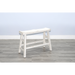Sunny Designs White Sand Counter Bench, Wood Seat White Sand - Bed & Sofa Hub