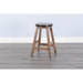 Sunny Designs Counter Wood Counter Stool Antique Brown - Bed & Sofa Hub