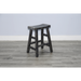 Sunny Designs Black Sand Counter Saddle Seat Stool, Wood Seat Black Sand - Bed & Sofa Hub