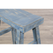 Sunny Designs Ocean Blue Counter Saddle Seat Stool, Wood Seat Ocean Blue - Bed & Sofa Hub