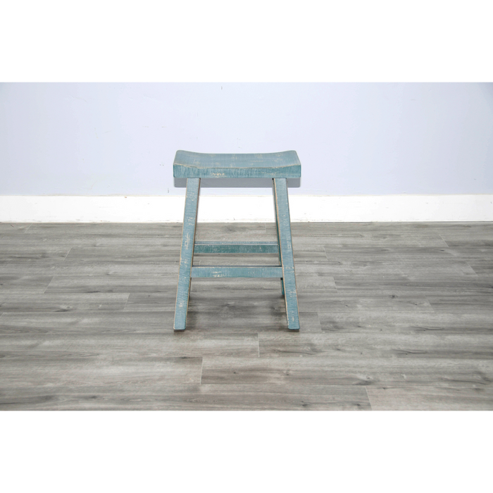 Sunny Designs Sea Grass Counter Saddle Seat Stool, Wood Seat Sea Grass - Bed & Sofa Hub