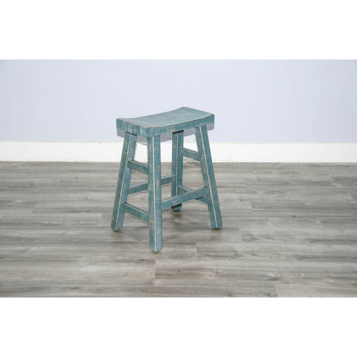 Sunny Designs Sea Grass Counter Saddle Seat Stool, Wood Seat Sea Grass - Bed & Sofa Hub