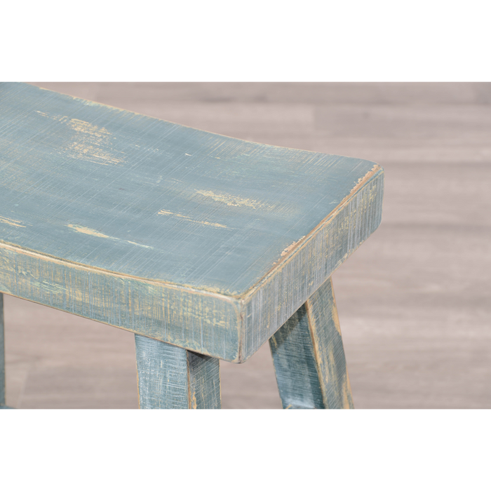 Sunny Designs Sea Grass Bar Saddle Seat Stool, Wood Seat Sea Grass - Bed & Sofa Hub