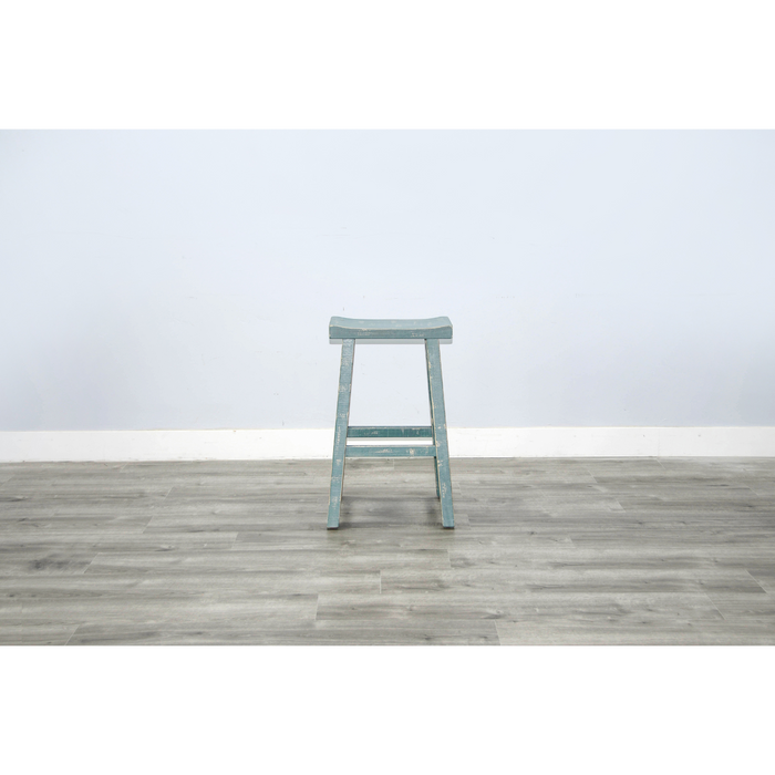 Sunny Designs Sea Grass Bar Saddle Seat Stool, Wood Seat Sea Grass - Bed & Sofa Hub