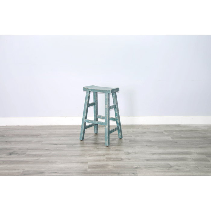 Sunny Designs Sea Grass Bar Saddle Seat Stool, Wood Seat Sea Grass - Bed & Sofa Hub