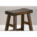 Sunny Designs Counter Saddle Seat Stool, Wood Seat Tobacco Leaf - Bed & Sofa Hub