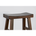Sunny Designs Bar Saddle Seat Stool, Wood Seat Tobacco Leaf - Bed & Sofa Hub