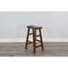 Sunny Designs Bar Saddle Seat Stool, Wood Seat Tobacco Leaf - Bed & Sofa Hub
