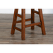 Sunny Designs Counter Saddle Seat Stool, Wood Seat Vintage Mocha - Bed & Sofa Hub