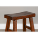 Sunny Designs Counter Saddle Seat Stool, Wood Seat Vintage Mocha - Bed & Sofa Hub