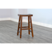 Sunny Designs Bar Saddle Seat Stool, Wood Seat Vintage Mocha - Bed & Sofa Hub