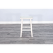 Sunny Designs White Sand Bar Saddle Seat Stool, Wood Seat White Sand - Bed & Sofa Hub