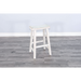 Sunny Designs White Sand Bar Saddle Seat Stool, Wood Seat White Sand - Bed & Sofa Hub