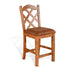 Sunny Designs Double Crossback Barstool Rustic Oak - Bed & Sofa Hub