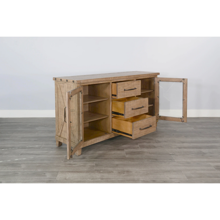 Sunny Designs Vivian Server Desert Rock - Bed & Sofa Hub