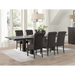 Coaster Calandra 7-piece Extension Leaf Dining Room Table Set Grey - Bed & Sofa Hub