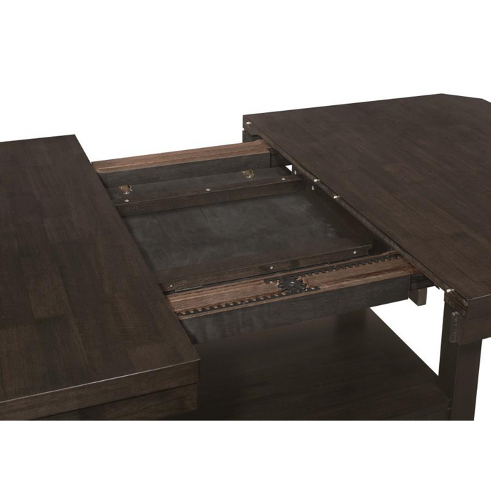 Coaster  Prentiss 7-piece Butterfly Leaf Dining Room Table Set Cappuccino - Bed & Sofa Hub