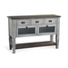 Sunny Designs Homestead Hills Alpine Grey Wood Server Tobacco Leaf and Alpine Grey - Bed & Sofa Hub