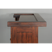 Sunny Designs 78" Farmhouse Wood Home Bar Vintage Mocha - Bed & Sofa Hub