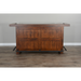 Sunny Designs 78" Farmhouse Wood Home Bar Vintage Mocha - Bed & Sofa Hub