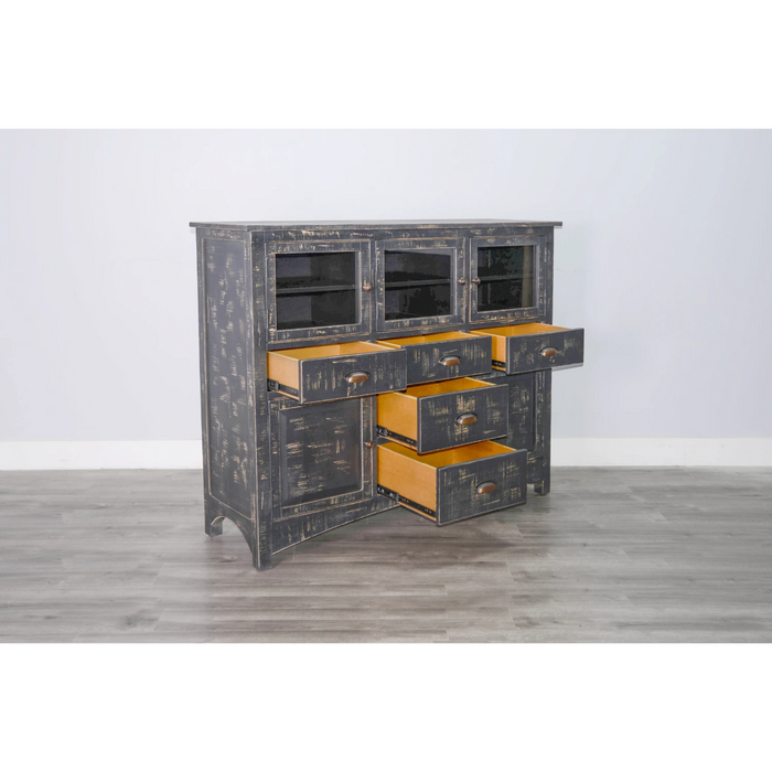 Sunny Designs Black Sand Server Black Sand - Bed & Sofa Hub