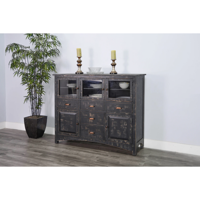 Sunny Designs Black Sand Server Black Sand - Bed & Sofa Hub