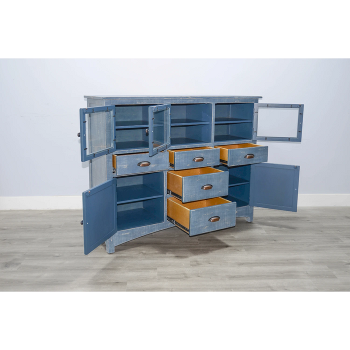 Sunny Designs Ocean Blue Server Ocean Blue - Bed & Sofa Hub