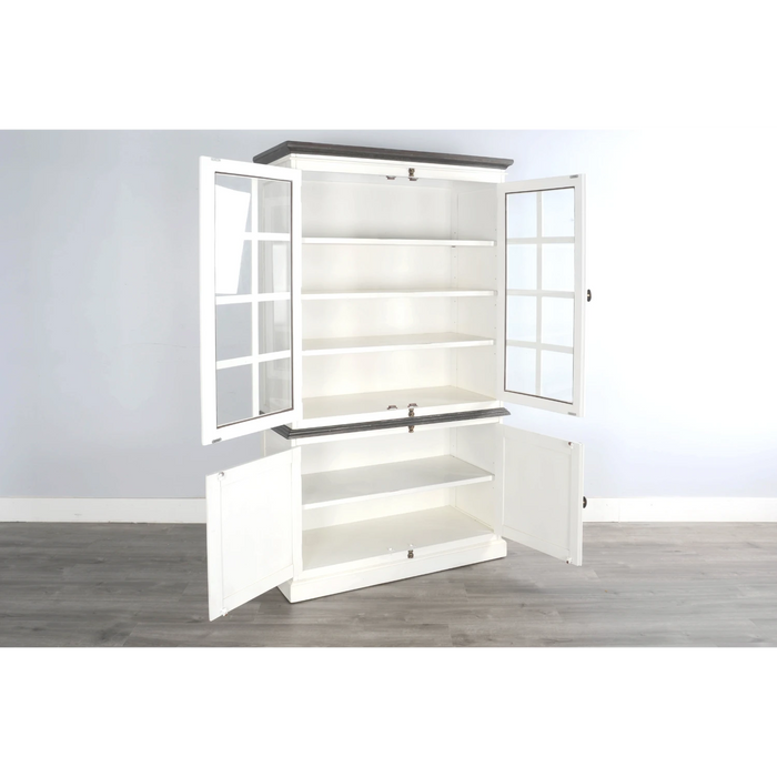 Sunny Designs Carriage House Buffet & Hutch European Cottage - Bed & Sofa Hub