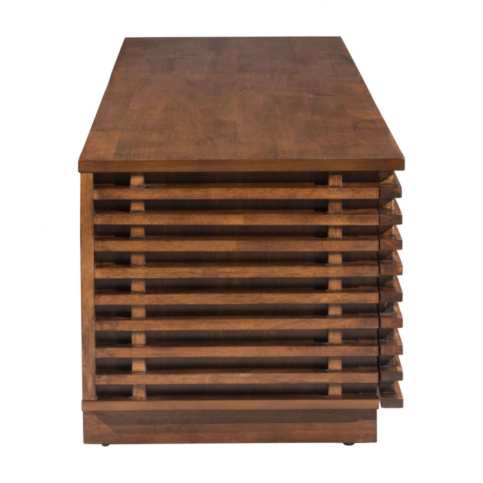 Zuo Linea Wide Entertainment Stand Walnut - Bed & Sofa Hub