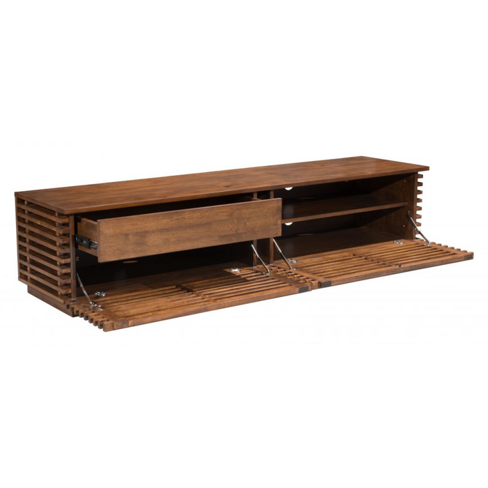 Zuo Linea Wide Entertainment Stand Walnut - Bed & Sofa Hub
