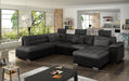Maxima House Sectional Sleeper Sofa LINDA with storage MIR010L - Bed & Sofa Hub