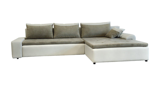 Maxima House Sectional sleeper Sofa LONDON with storage, Right Facing Chaise BEN019 - Bed & Sofa Hub