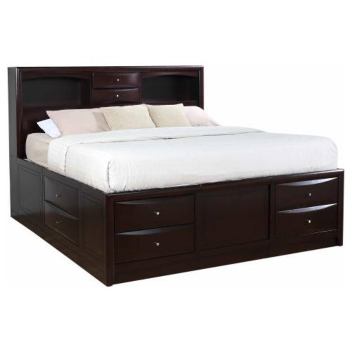Coaster Phoenix 5-piece Bedroom Set Cappuccino - Bed & Sofa Hub