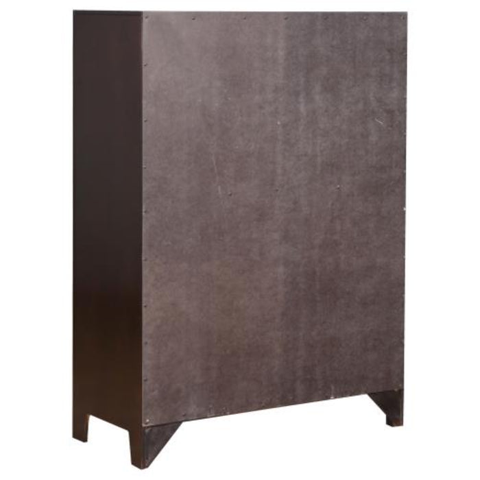 Coaster Phoenix 5-piece Bedroom Set Cappuccino - Bed & Sofa Hub