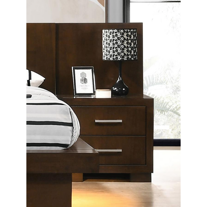 Coaster  Jessica 5-piece LED Bedroom Set Cappuccino - Bed & Sofa Hub