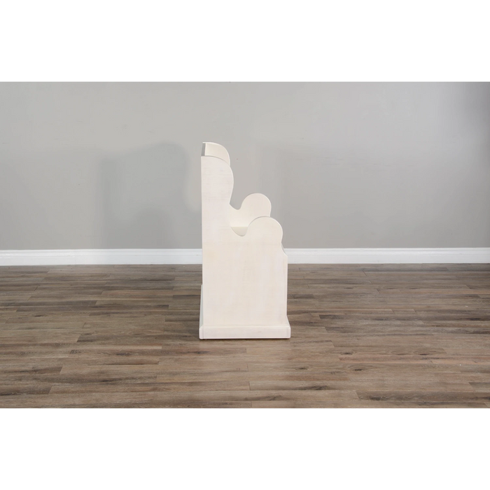 Sunny Designs Hall Seat Bench with Rattan Basket River Birch - Bed & Sofa Hub