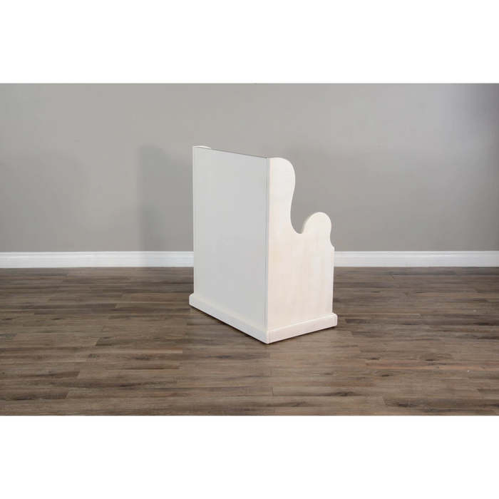 Sunny Designs Hall Seat Bench with Rattan Basket River Birch - Bed & Sofa Hub