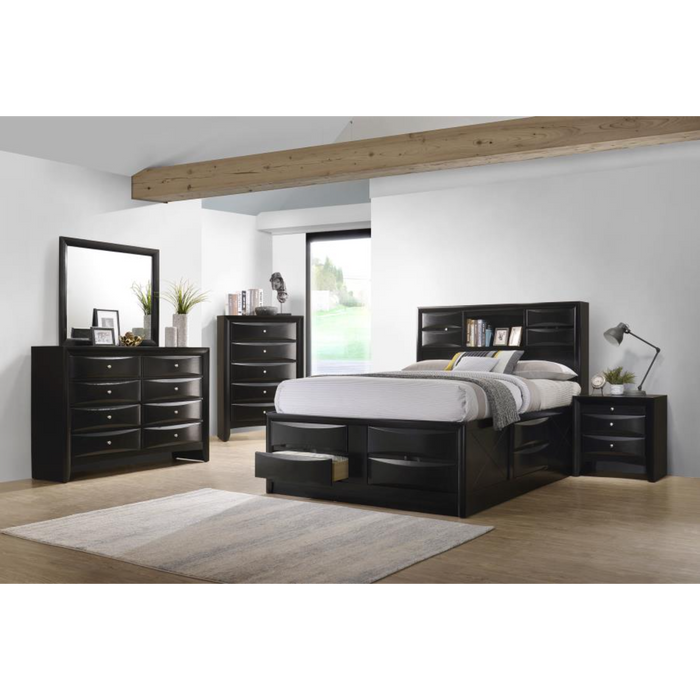 Coaster Briana 4-piece Bedroom Set Black - Bed & Sofa Hub