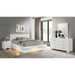 Coaster Jessica 4-piece LED Bedroom Set Cream White - Bed & Sofa Hub